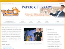 Tablet Screenshot of patricktgrady.com